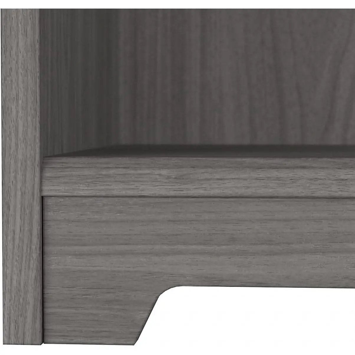 Bush Furniture Cabot Tall 5 Shelf Bookcase Modern Gray from PriceLows™