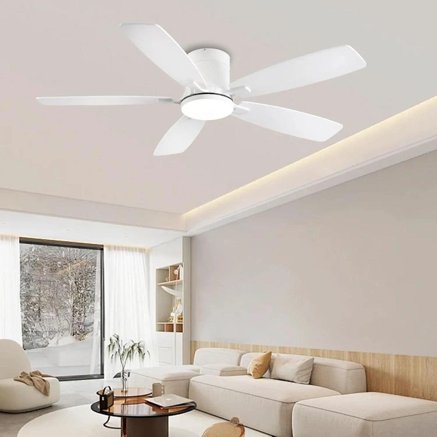 52 Inch Energy Efficient Ceiling Fan With Remote Control from PriceLows™