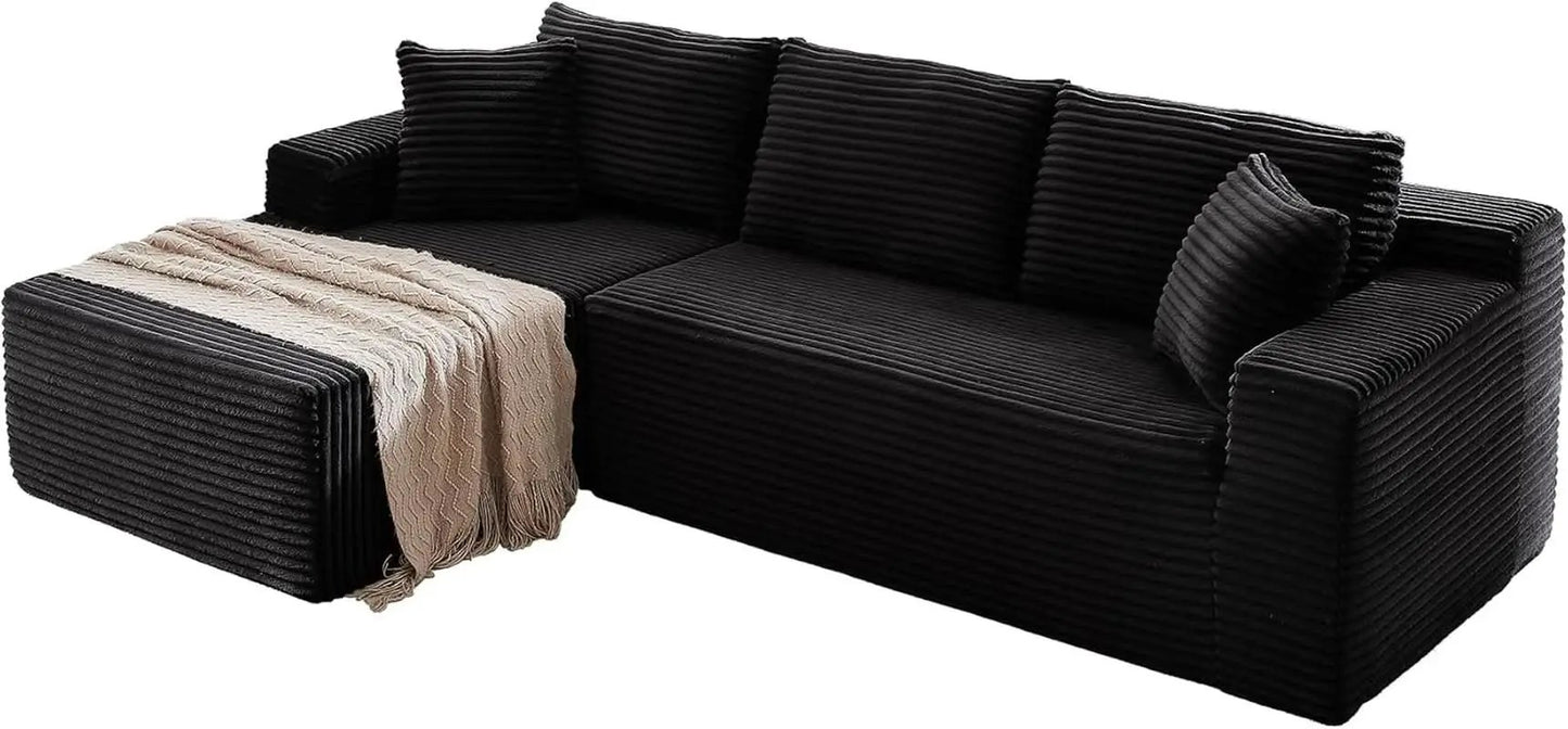104 Inch L Shape Modular Sectional Couch with Chaise from PriceLows™