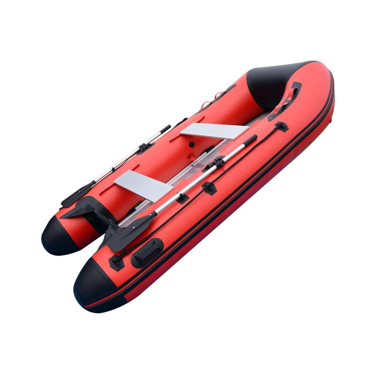 10FT Inflatable 4-Person Rafting Fishing Dinghy Tender Pontoon Boat | 4-Person | 10 ft | Inflatable Boat