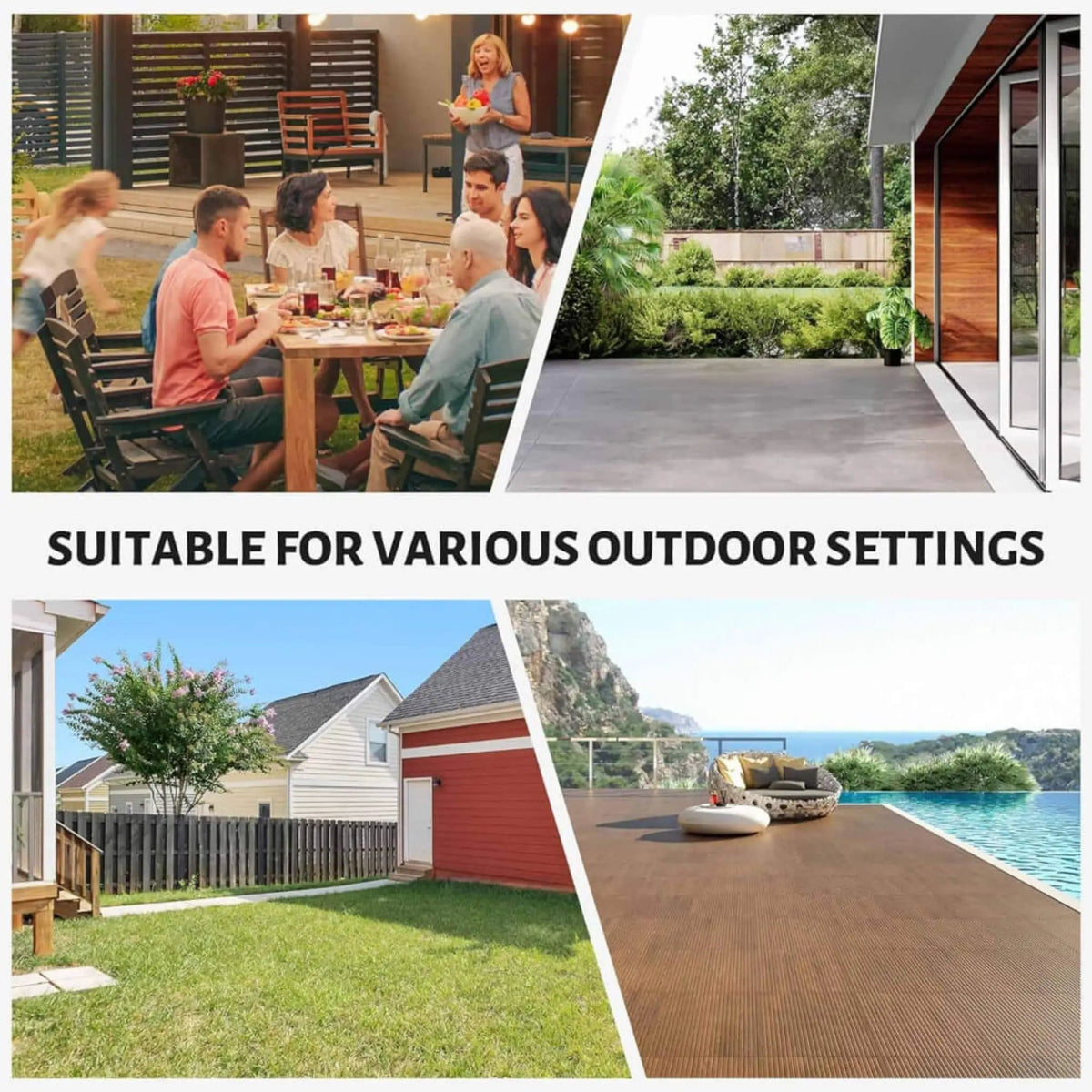 Heavy Duty Premium Outdoor All Season Wooden Cedar Hardtop Gazebo With Metal Roof | Steel | Outdoor Living Use | Outdoor Living