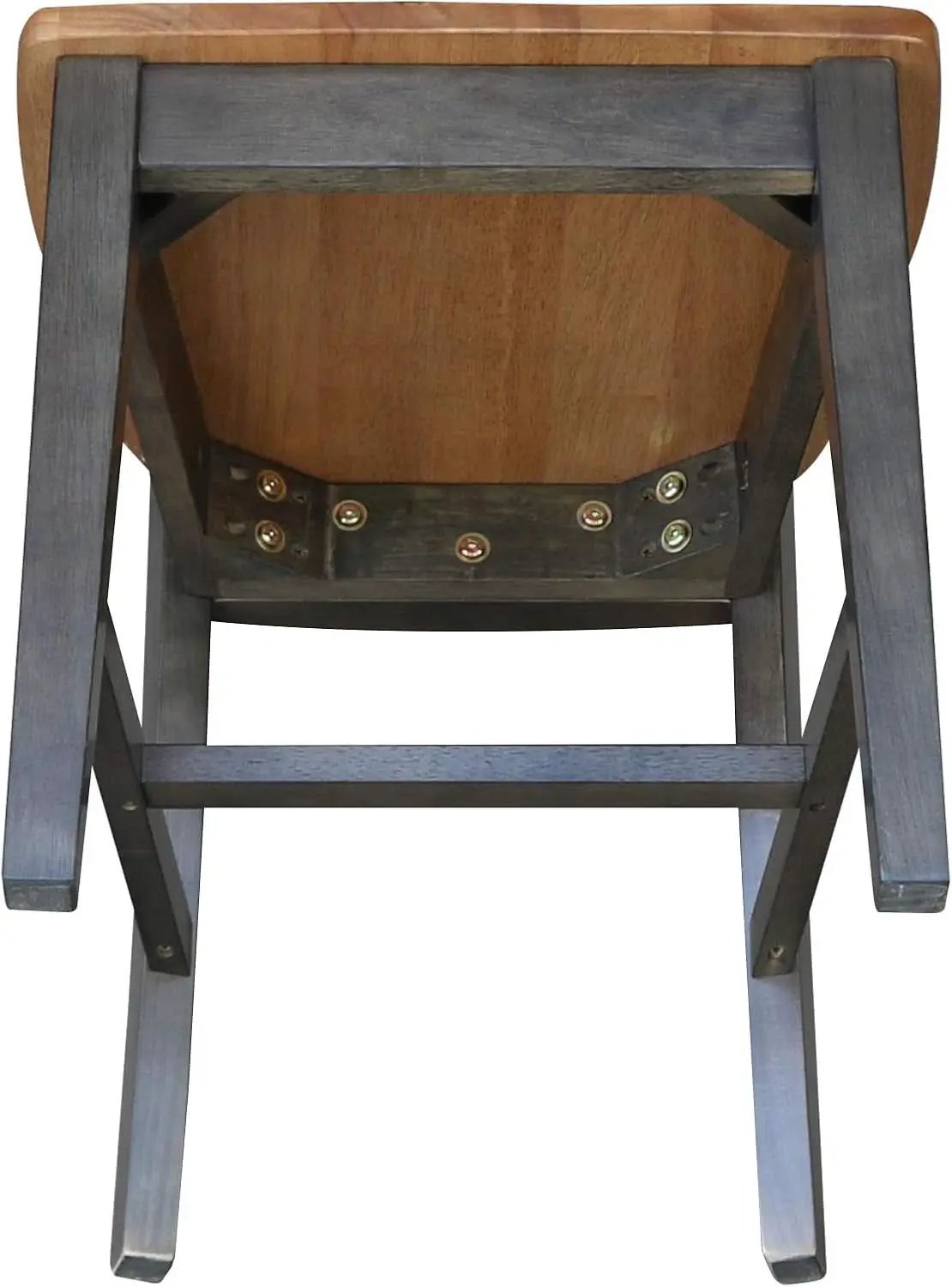 International Concepts Splatback Dining Chair Hickory Washed Coal from PriceLows™