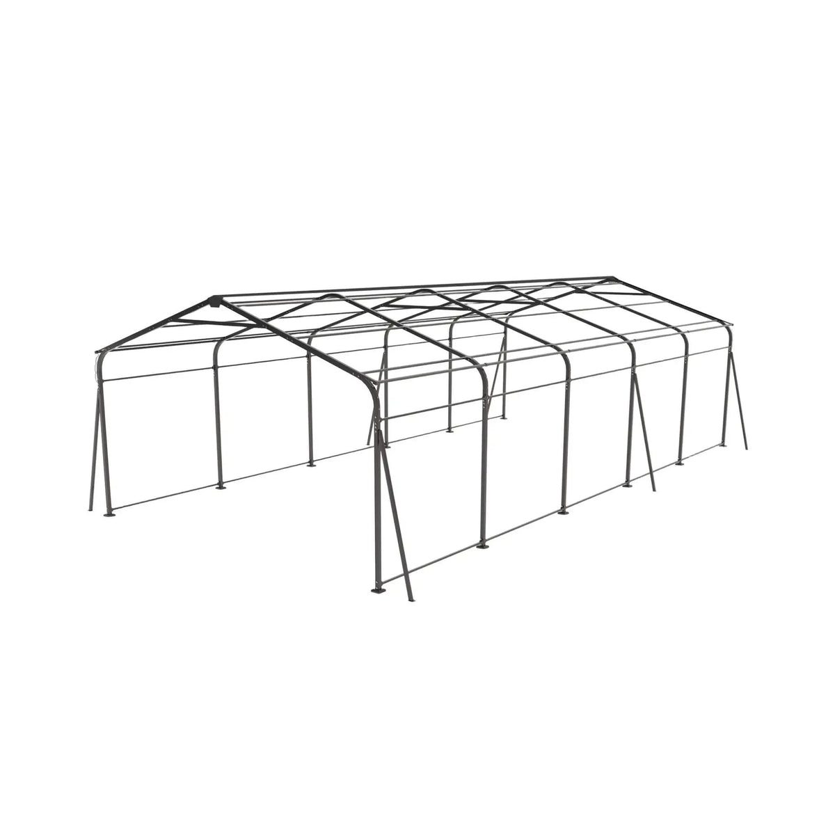 Weather-Resistant Outdoor Carport | 13 X 26.5 Ft | 0.25mm Color Steel Plates | Protective Film