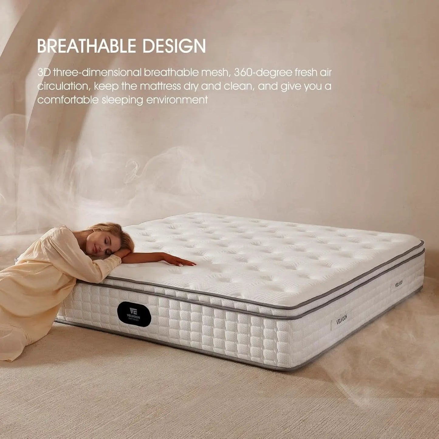 Queen TwelveInch Cooling Gel Memory Foam Pressure Relief Mattress from PriceLows™
