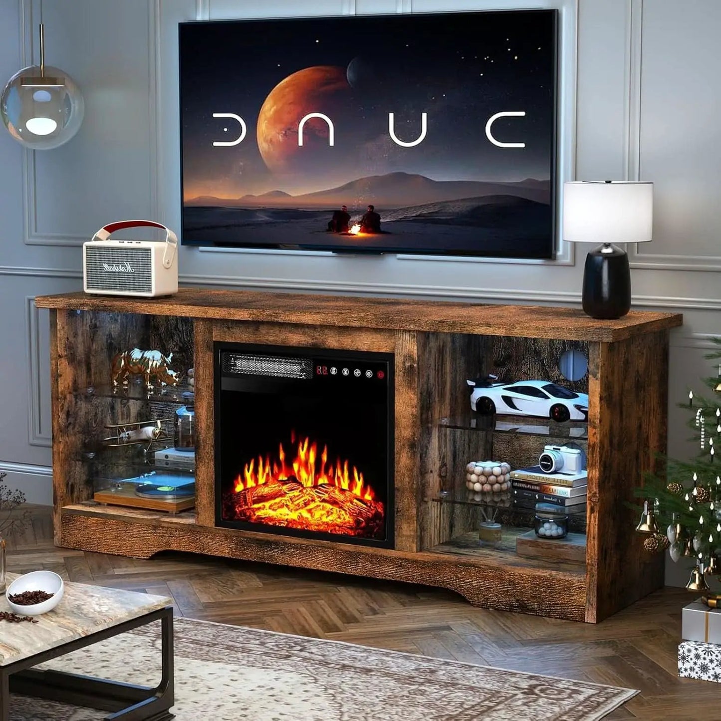 Fireplace TV Stand 18 Electric Fireplace for 65 Inch TVs from PriceLows™
