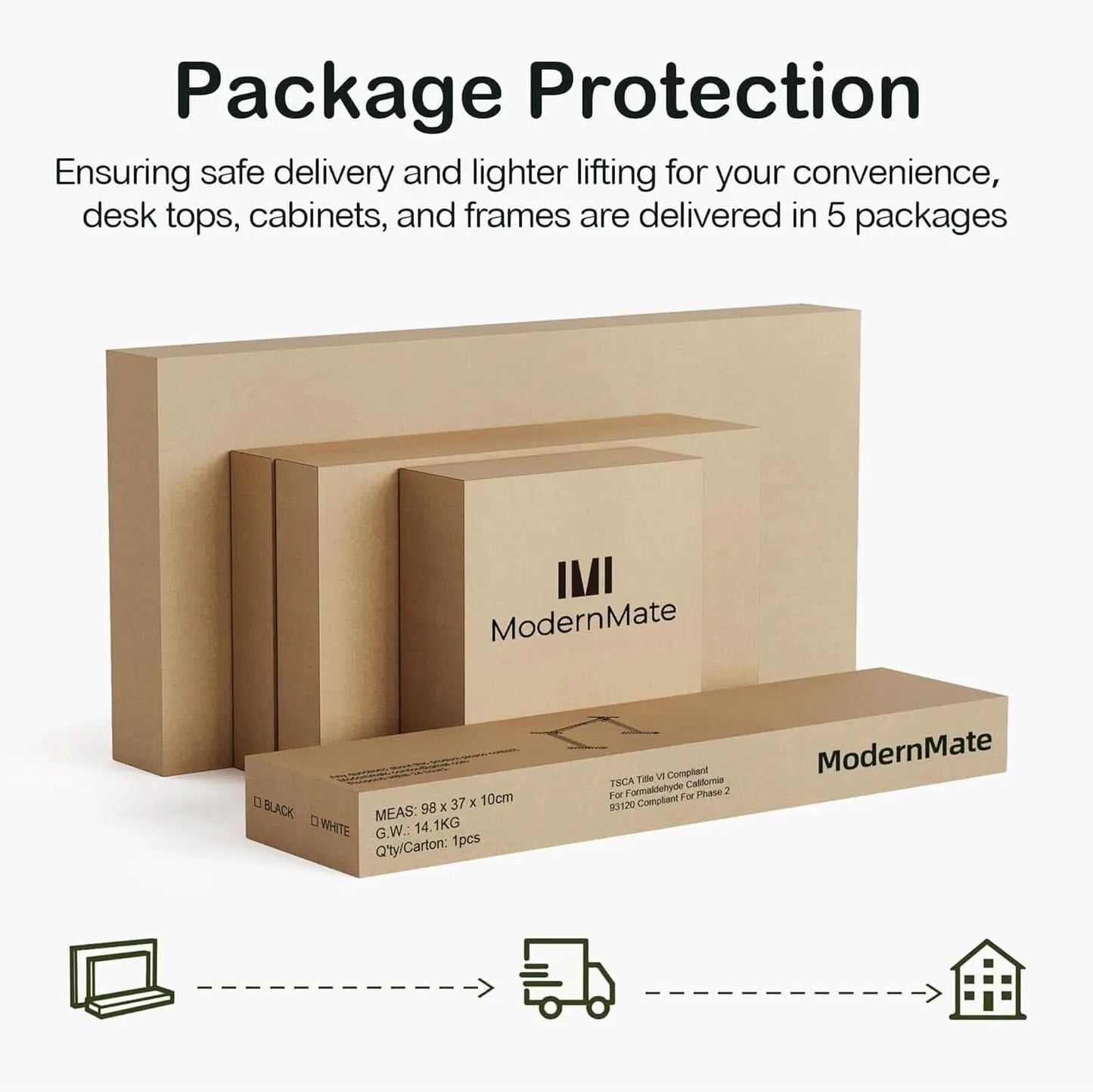 71 Inches Electric Standing Desk Lockable Cabinets from PriceLows™