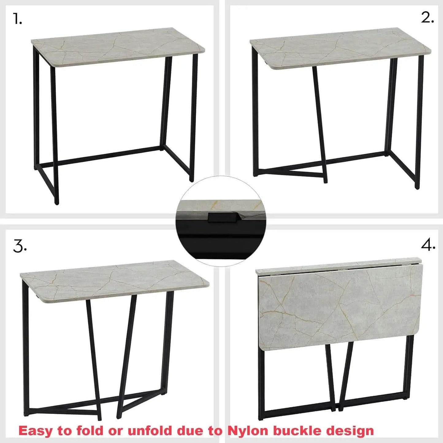 Small Foldable Computer Desk For Home Office Everyday Use from PriceLows™