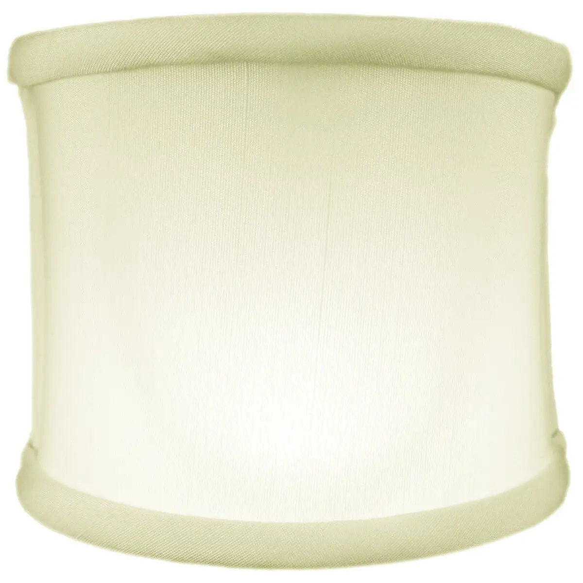 Clip On Sconce Lamp Shade | 4 Inch Half Shell | Shantung Fabric | Eggshell