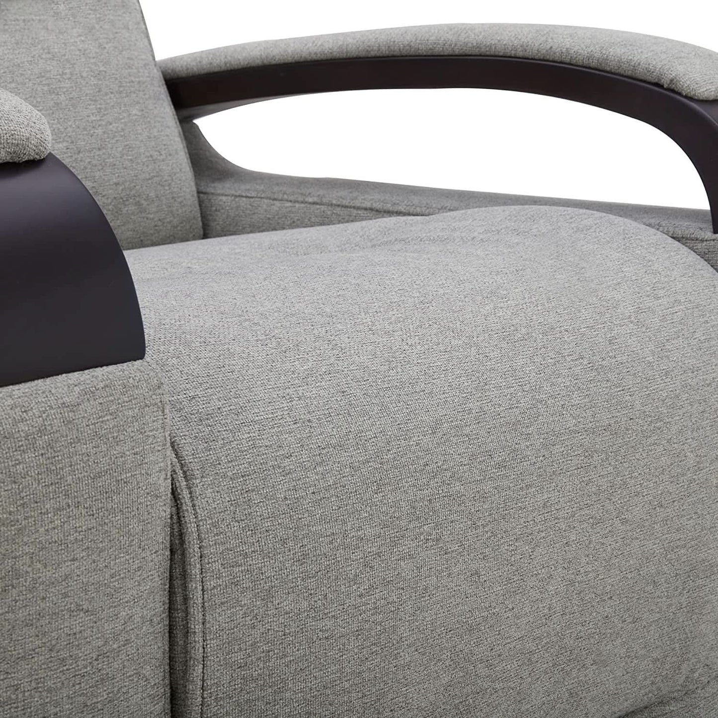 Fabric Power Swivel Glider Rocker Recliner Chair Light Grey from PriceLows™