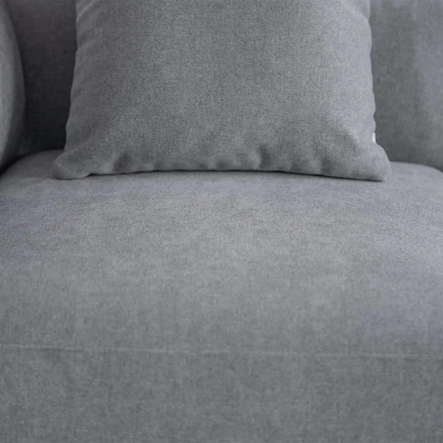 L Shaped Sectional Sofa Convertible In Linen Grey Modern from PriceLows™