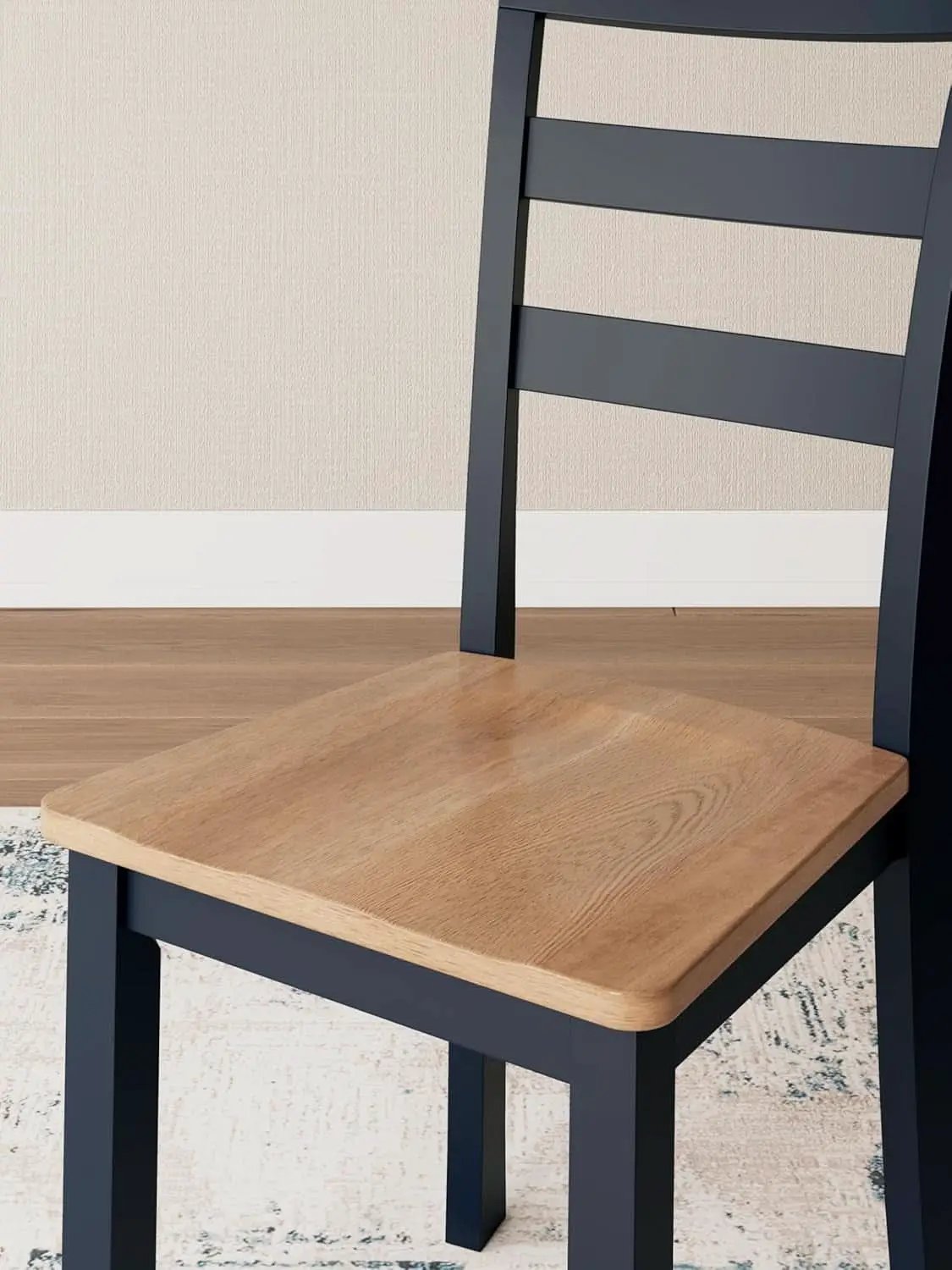 Gesthaven Solid Wood Frame Dining Chair Set 2 White Natural from PriceLows™