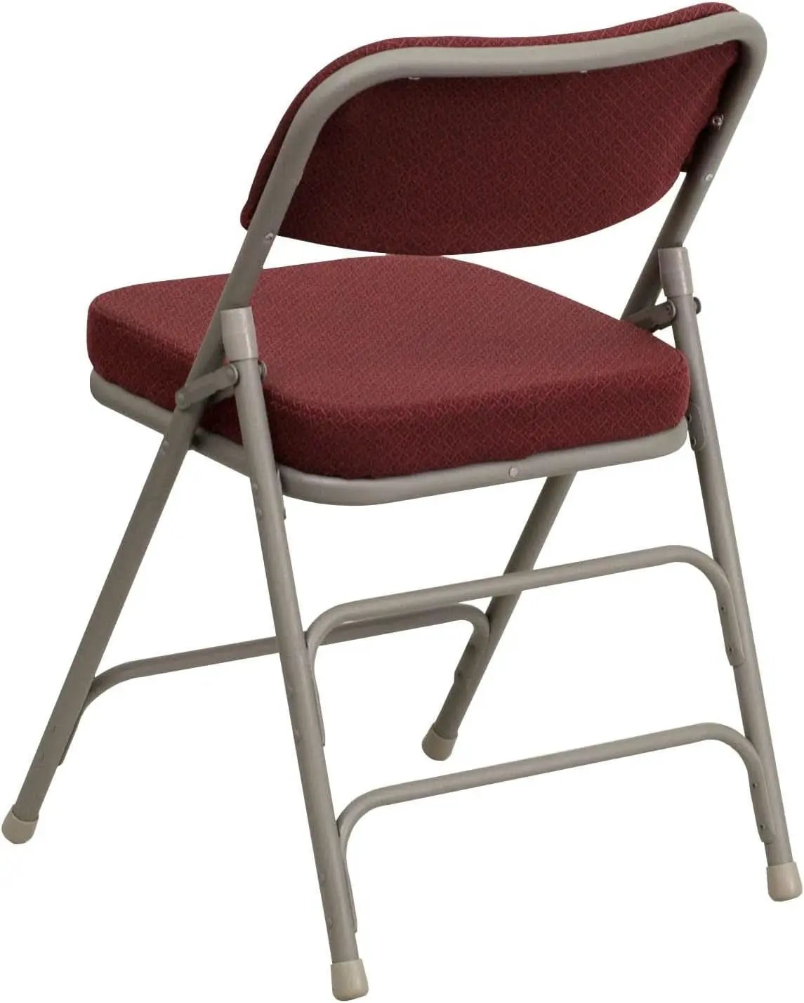 Hercules Folding Chairs Cushioned Burgundy Set of 2 from PriceLows™