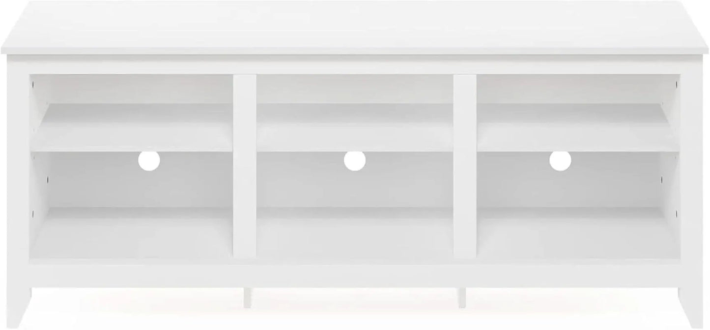 Jensen 65 Inch White Entertainment Center With TV Stand from PriceLows™