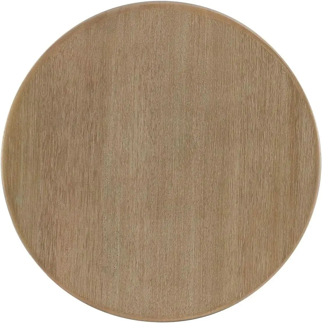Zeke Grey Wash 24 Inch Counter Stool Round Seat Modern from PriceLows™