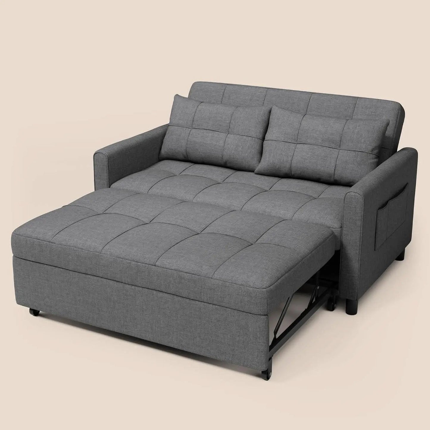 3 In 1 Convertible Sleeper Sofa Bed For Space Saving from PriceLows™
