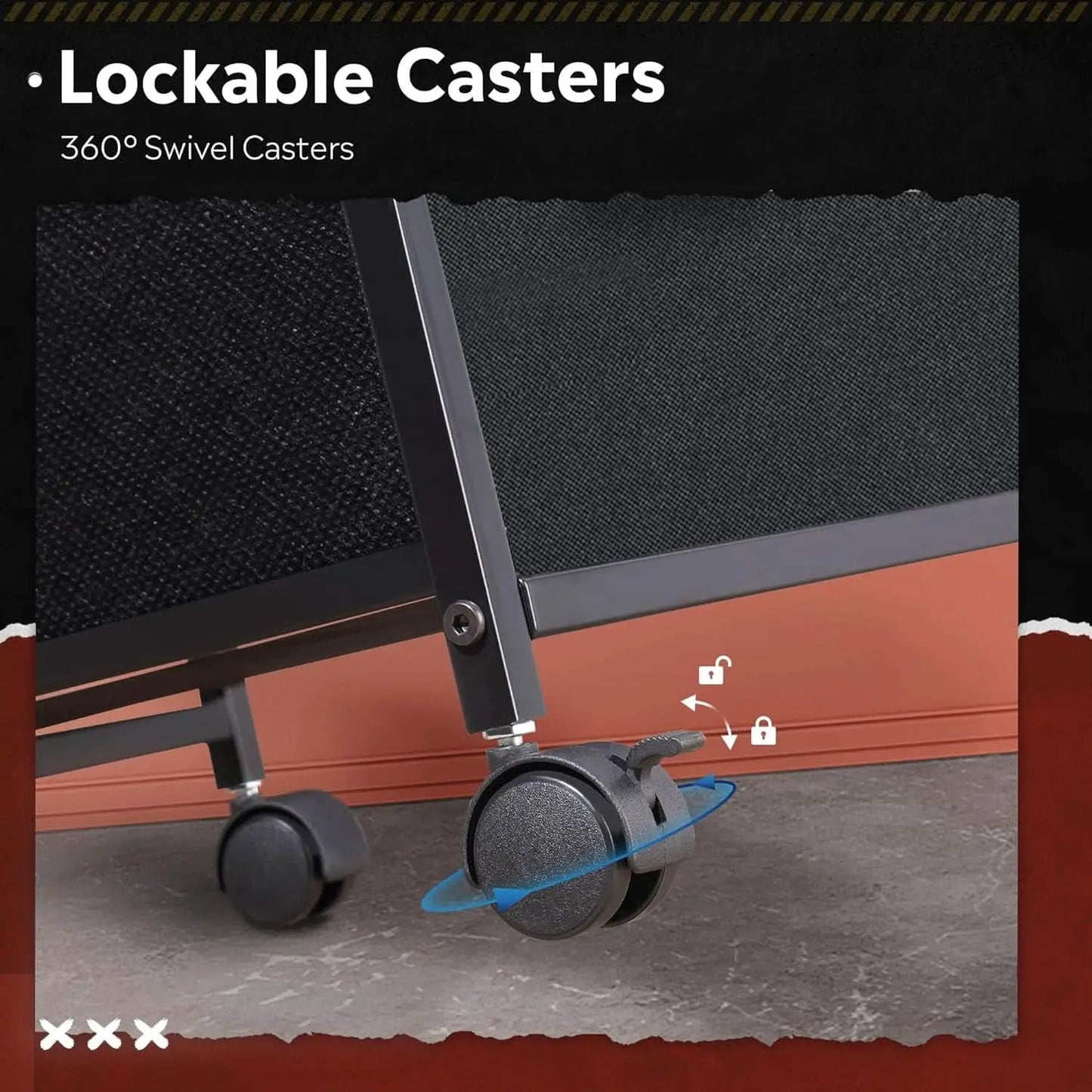 Mobile File Cabinet With Rolling Printer Stand Black Finish from PriceLows™