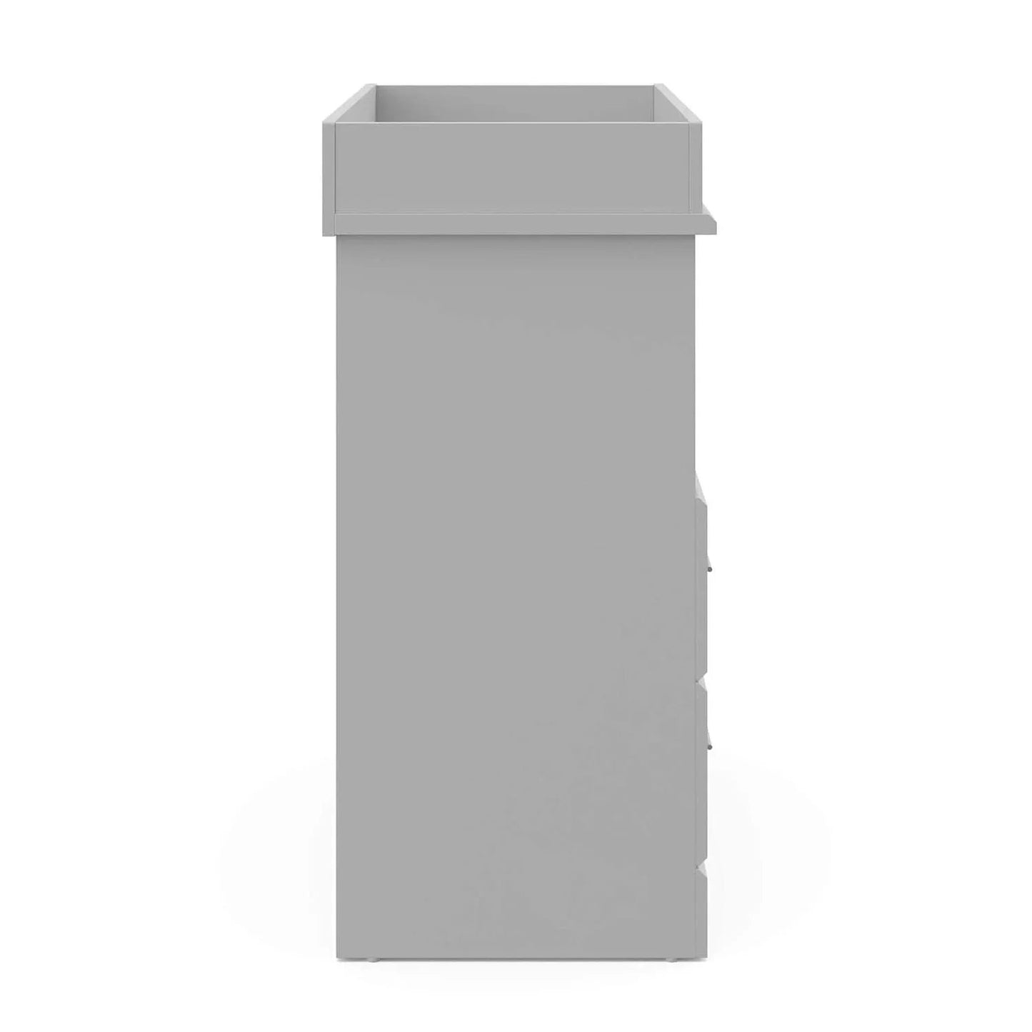 Brookside 2-Drawer Changing Table Dresser Pebble Gray from PriceLows™