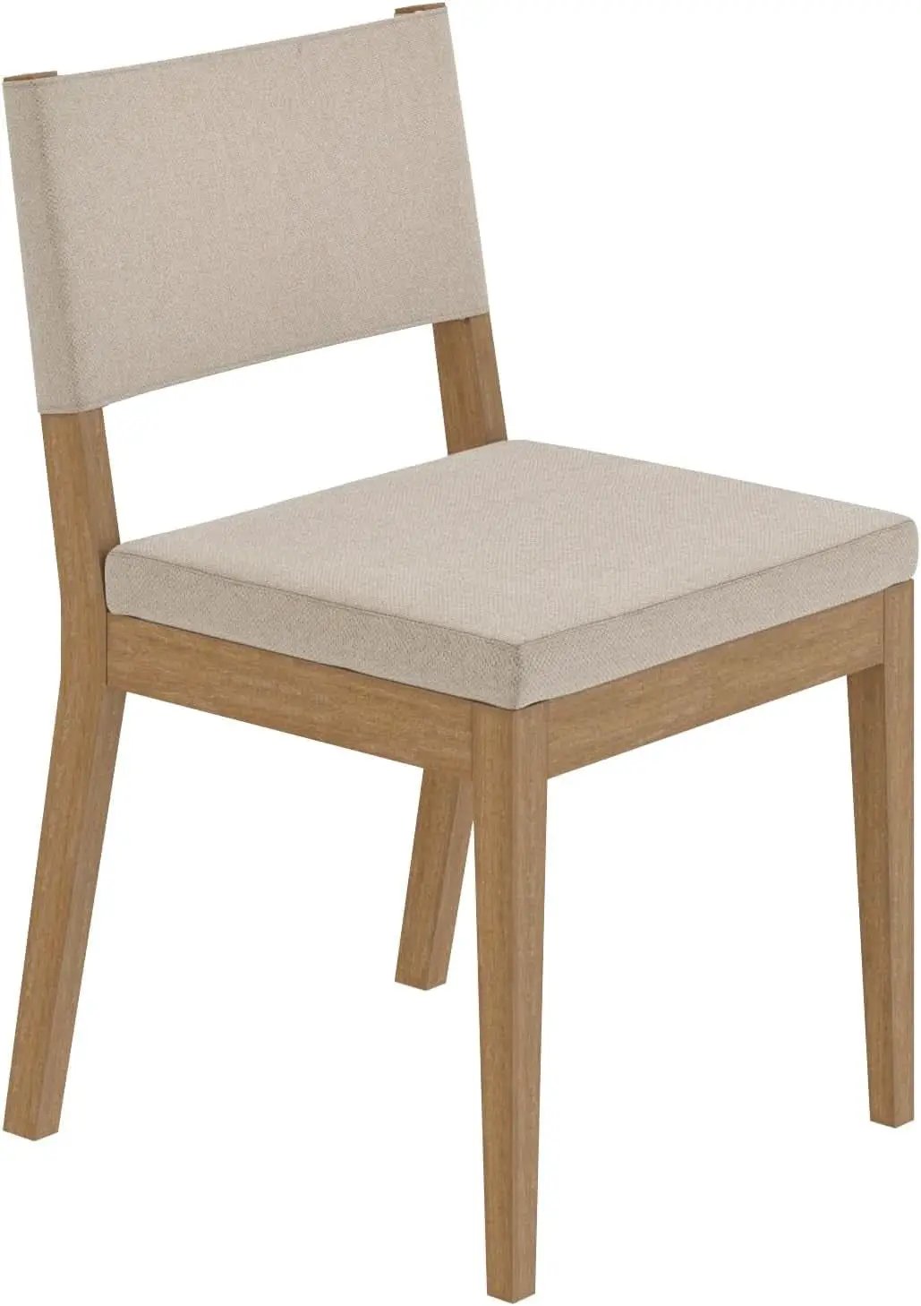 Linus Upholstered Dining Chair With Rubberwood Legs from PriceLows™