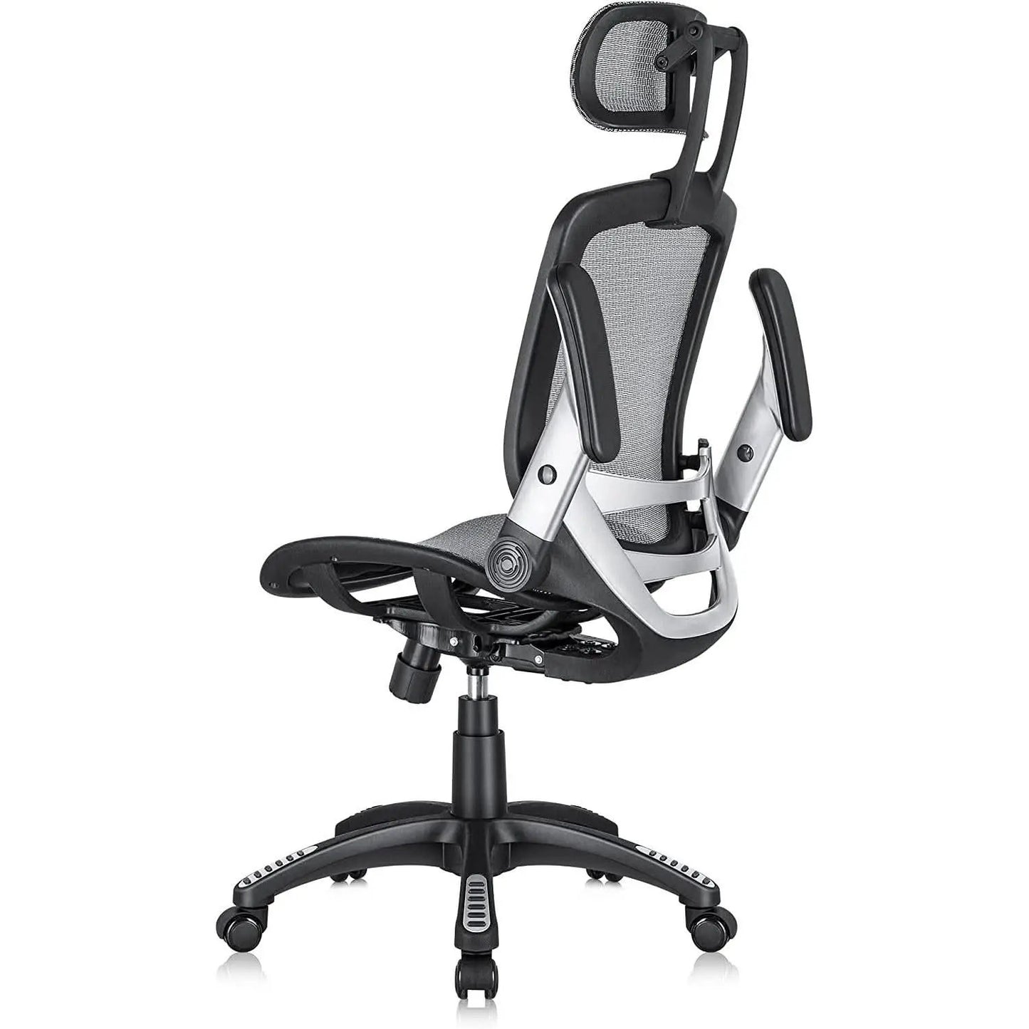 Ergonomic Adjustable High Back Mesh Office Chair Grey from PriceLows™