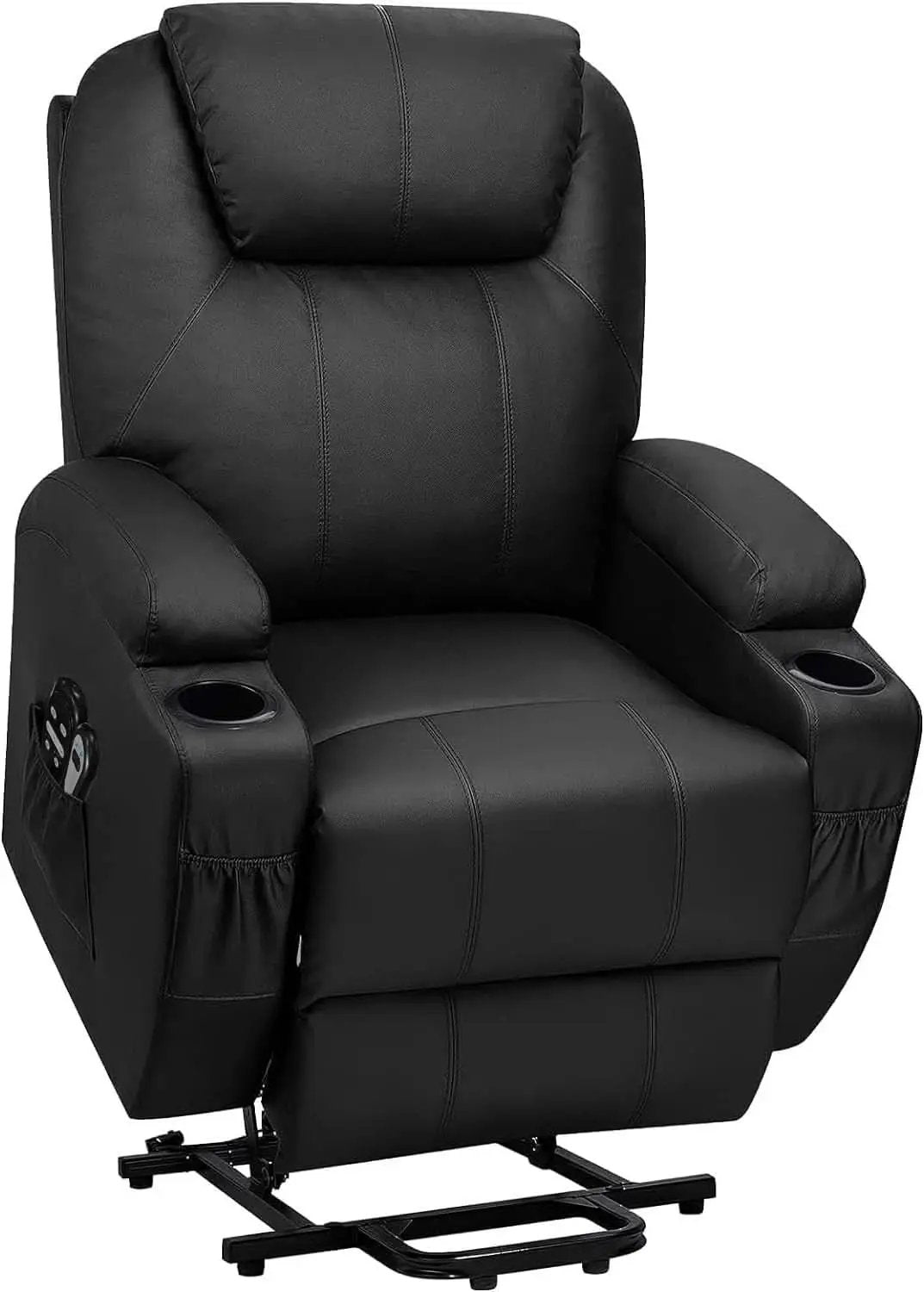 Power Lift Recliner Chair Leather With Massage For Elderly from PriceLows™