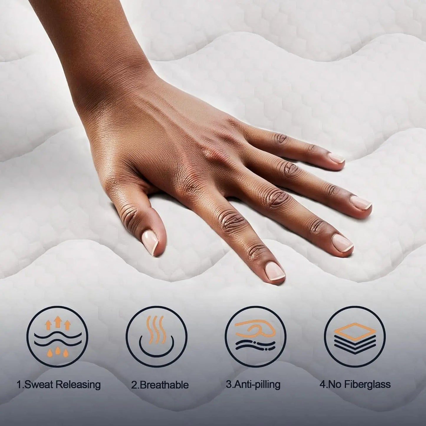 Queen Hybrid Mattress TwelveInch Memory Foam Edge Support from PriceLows™