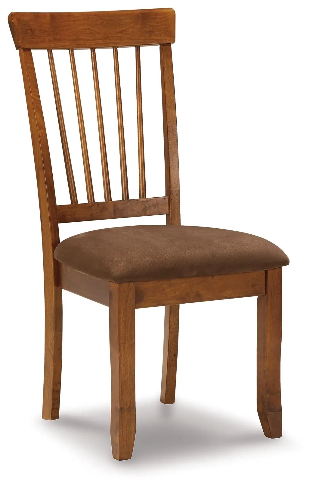 Berringer Dining Side Chairs | Set Of 2 | Rustic Brown | Upholstered Seats