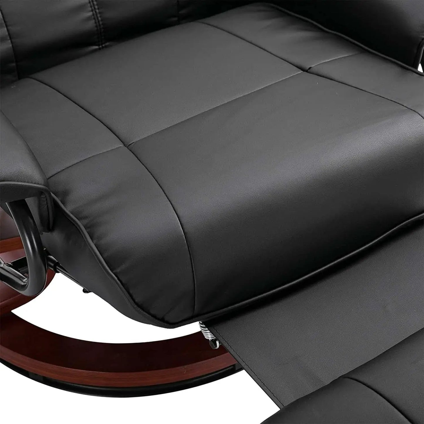 Manual Recliner Chair With Footrest And Swivel Base from PriceLows™