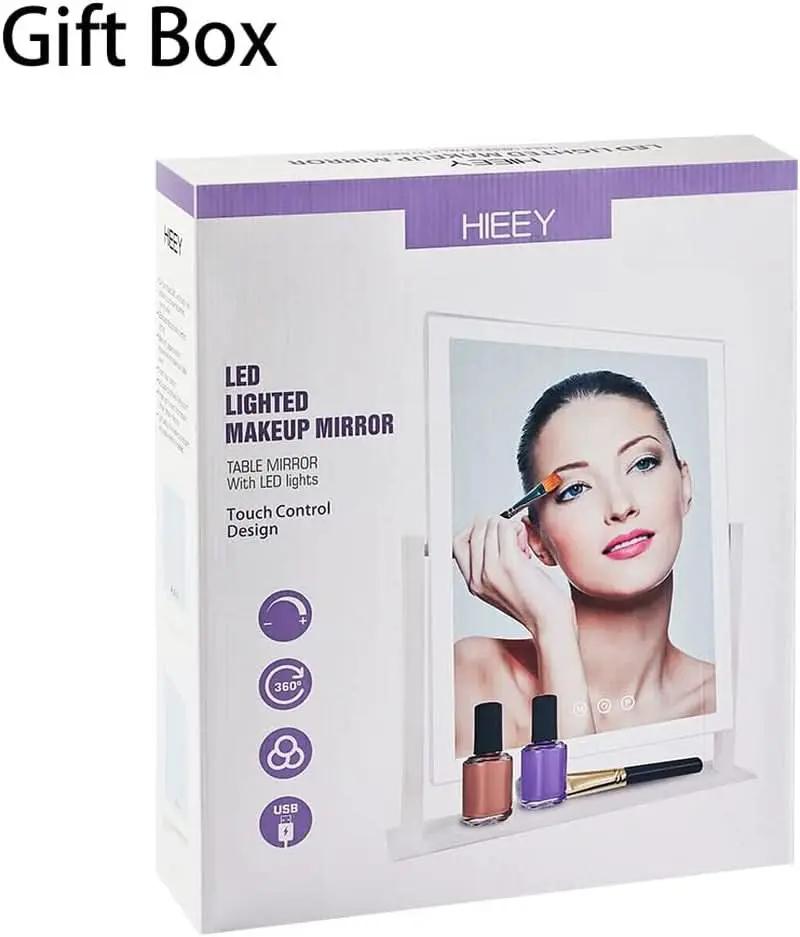 17In White Lighted Makeup Mirror 3 Color Lighting Modes And 5X Magnification from PriceLows™