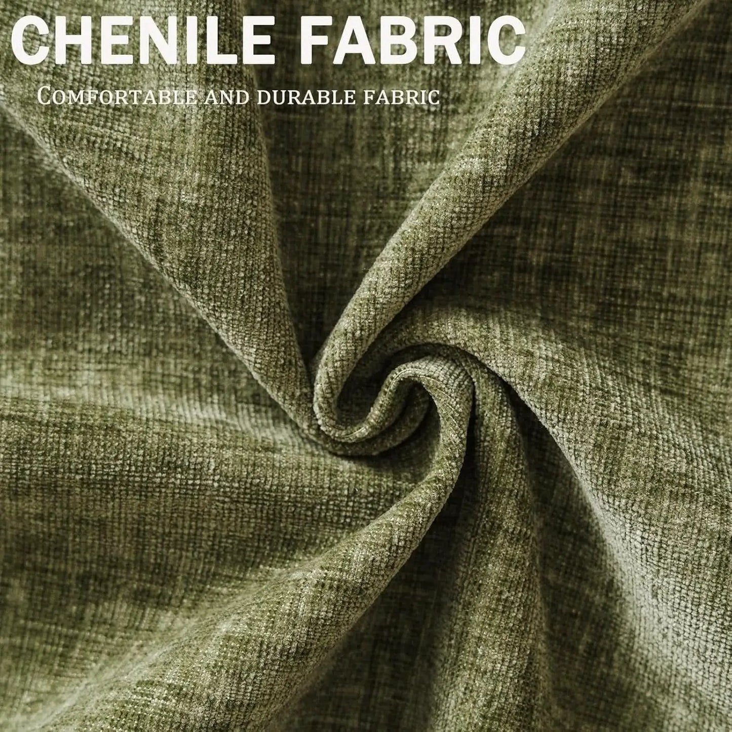 Green Chenille Oversized Accent Chair With Deep Storage from PriceLows™
