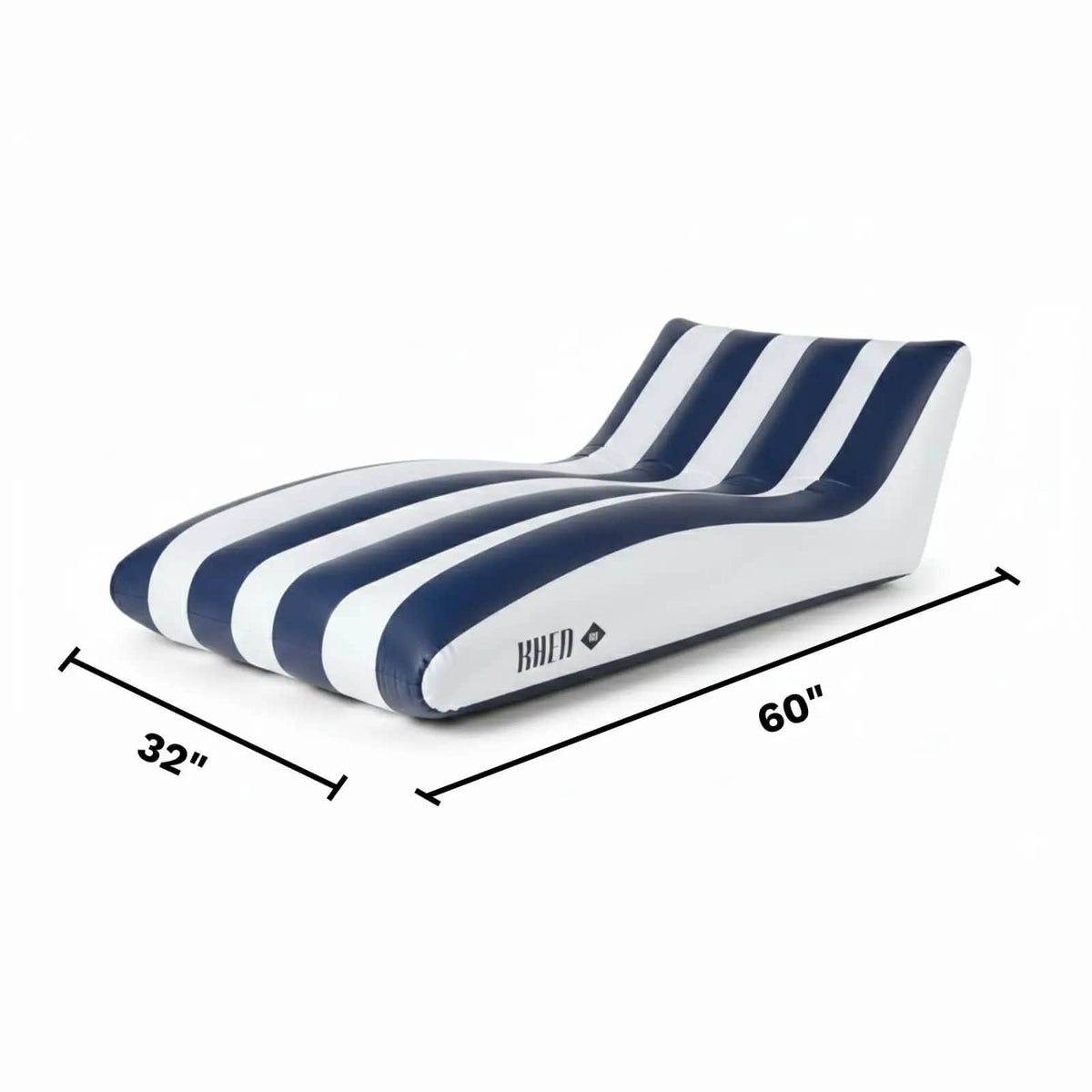Mediterranean Stripe Pool Lounger | Home Decor | Gift Ready