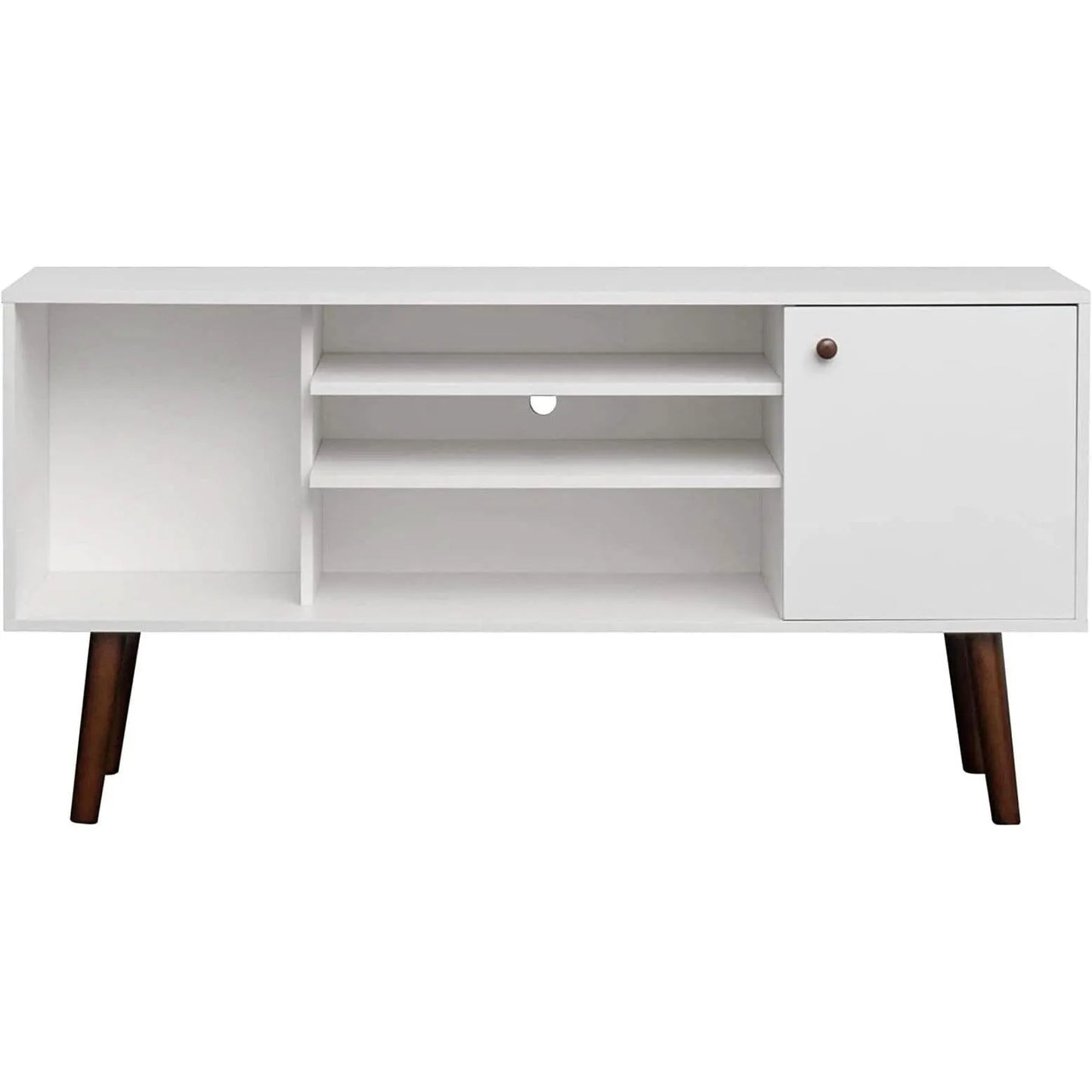 Farmhouse TV Stand for 65 Inch TVs With Storage Cabinet from PriceLows™