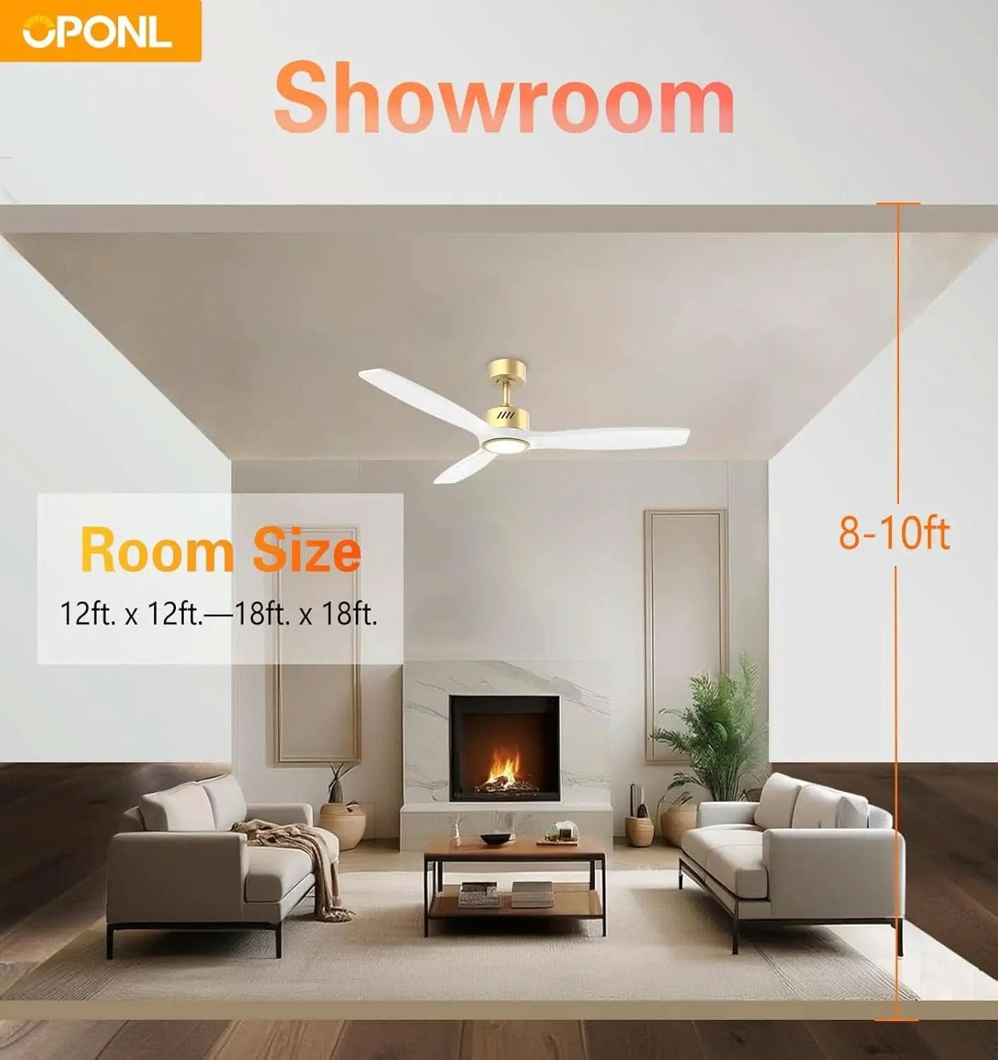 52 Inch Wooden Ceiling Fan With Integrated Light And Remote Control from PriceLows™