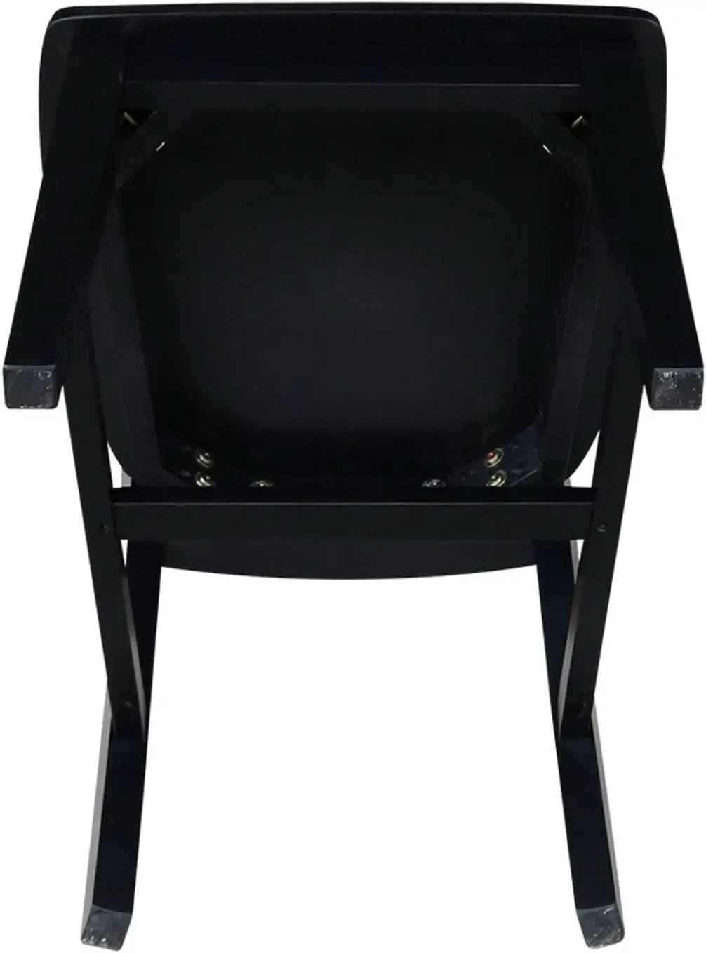 San Remo Splatback Dining Chairs Set Of Two, Black