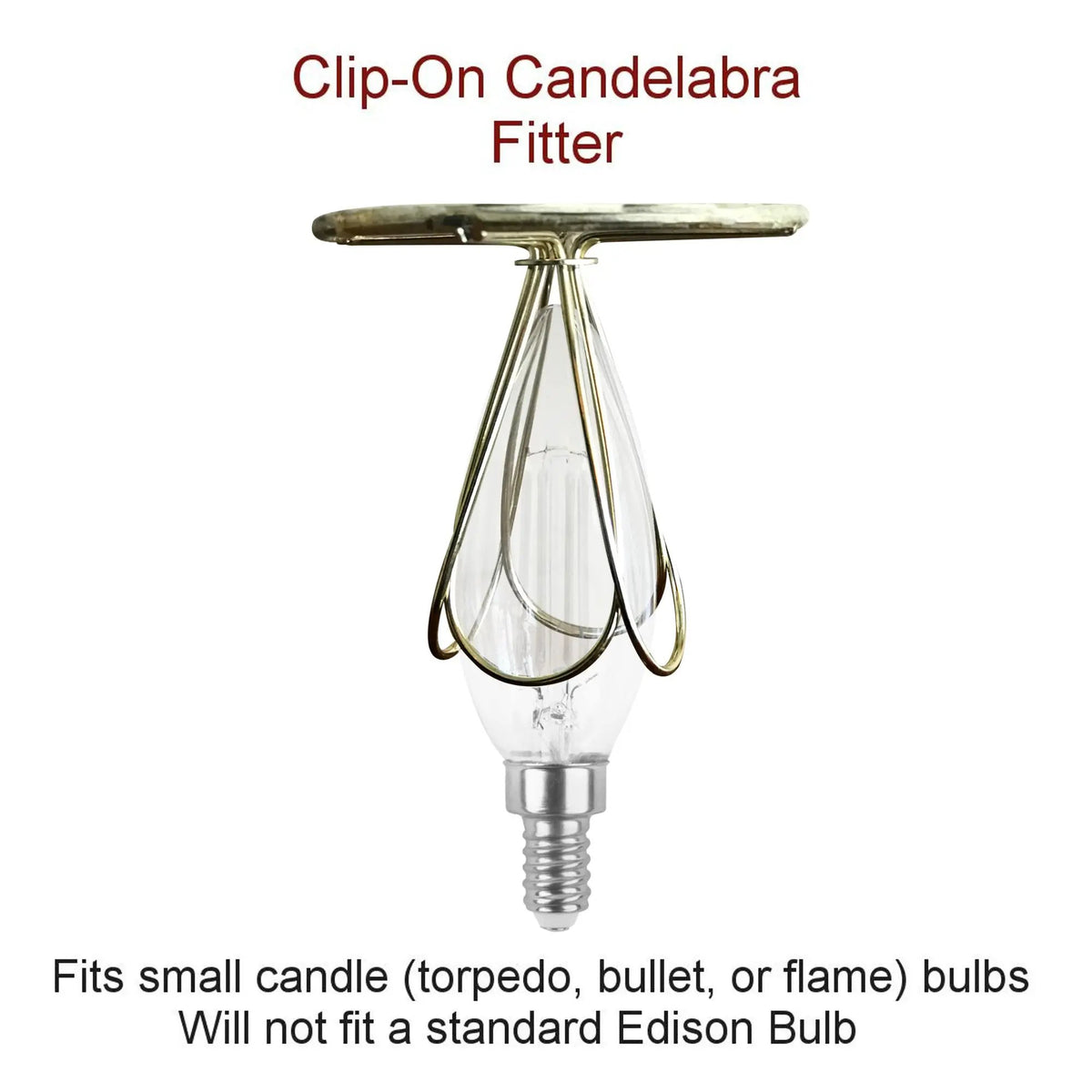 Chandelier Lampshade | 5 Inch Square | Eggshell Shantung | Black Clip-On