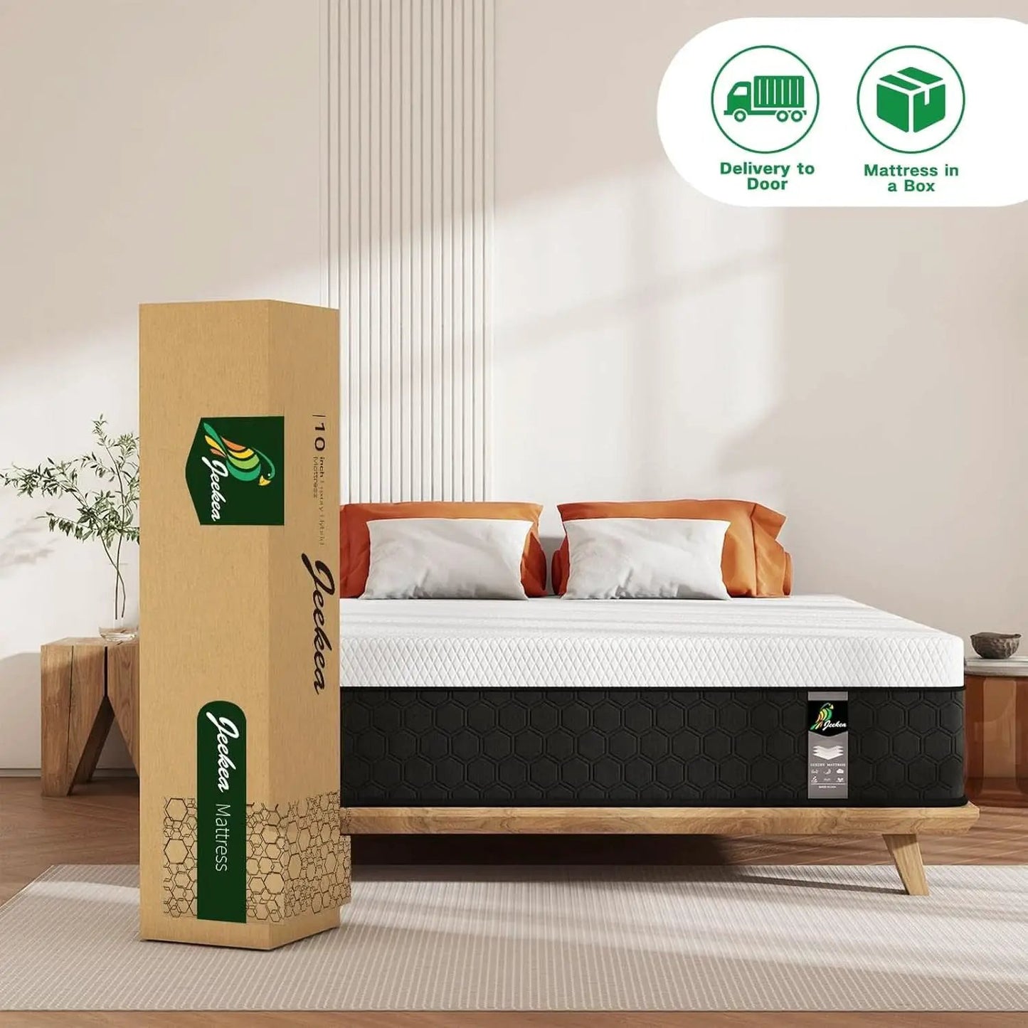 Comfortable 10 Inch Full Hybrid Mattress for Restful Sleep from PriceLows™