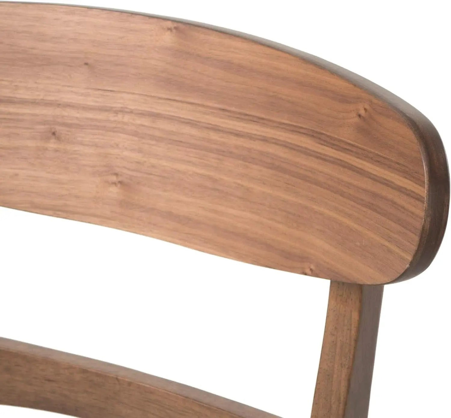 Mid Century Modern Dining Chairs Set Of 4 Mint Upholstery Walnut from PriceLows™