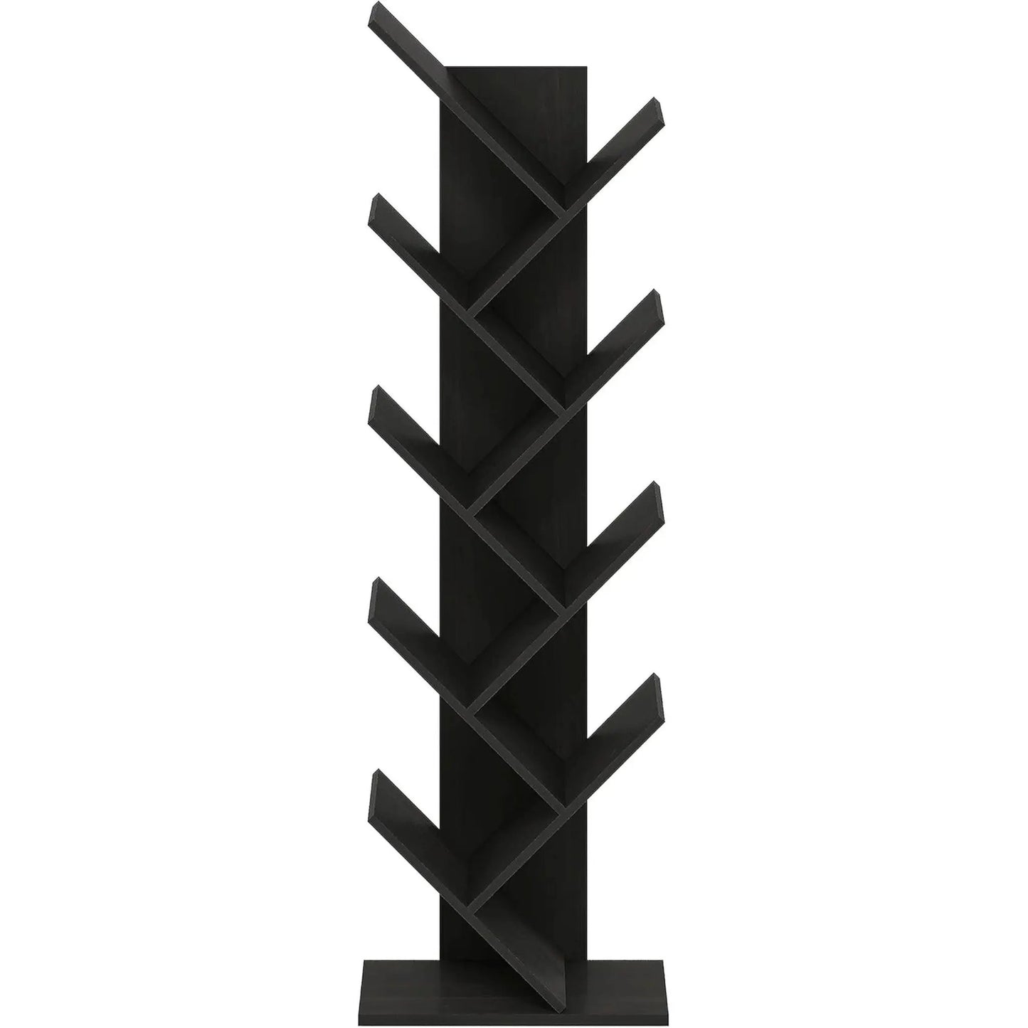 Bookshelf 9 Tier Floor Standing Tree Bookcase Espresso from PriceLows™