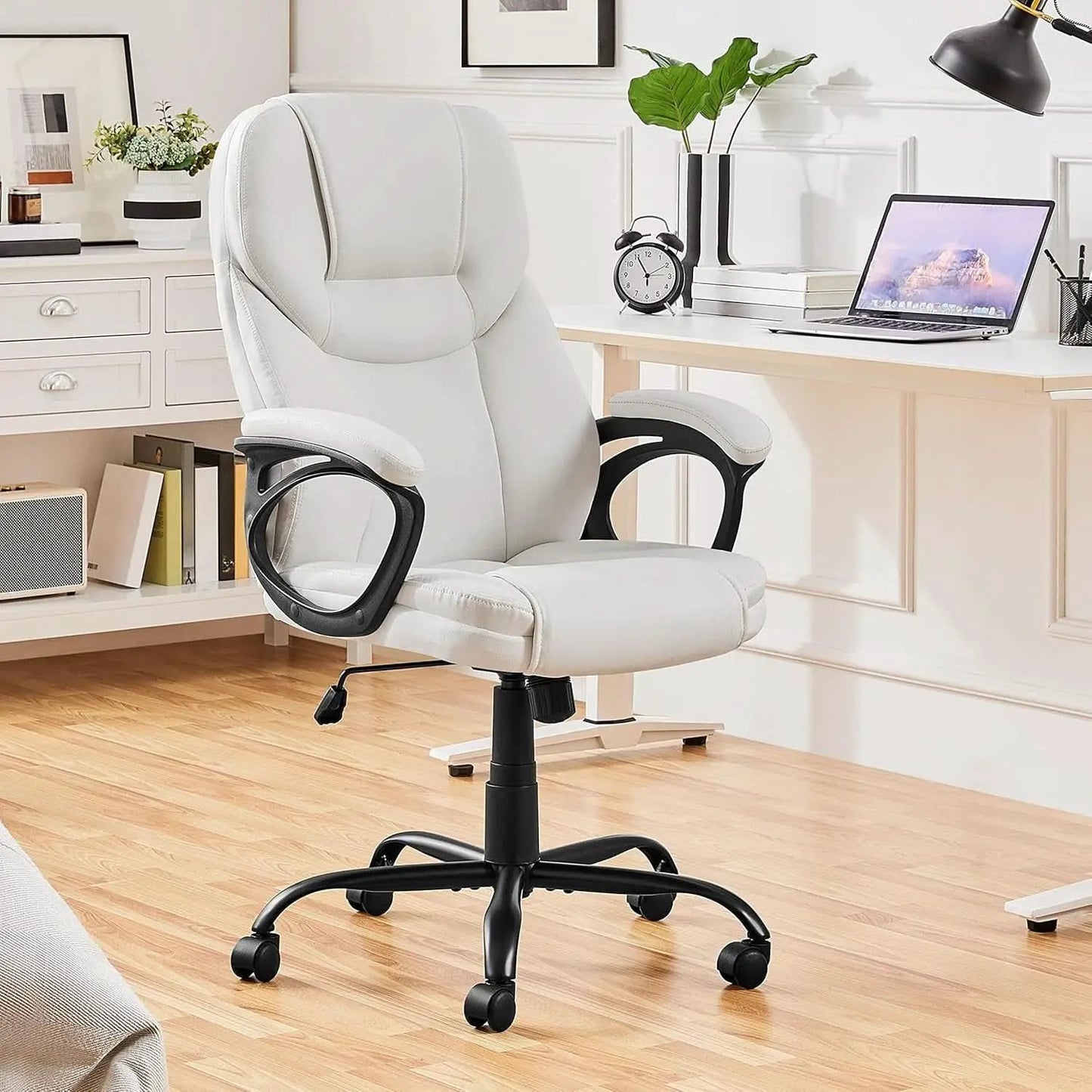 High Back Executive Chair White Ergonomic Office Chair from PriceLows™