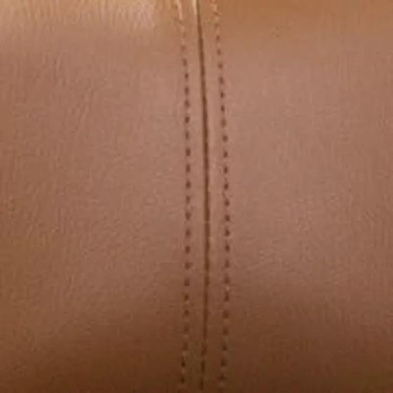 Masaccio Bar Stool Caramel Leatherette Adjustable Height from PriceLows™