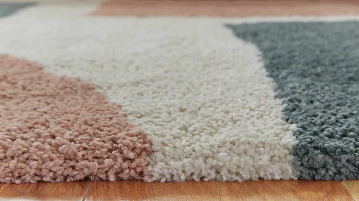 Flynnwick Area Rug | 93.75 x 120.25 Inch | High-Pile Plush | Contemporary Design