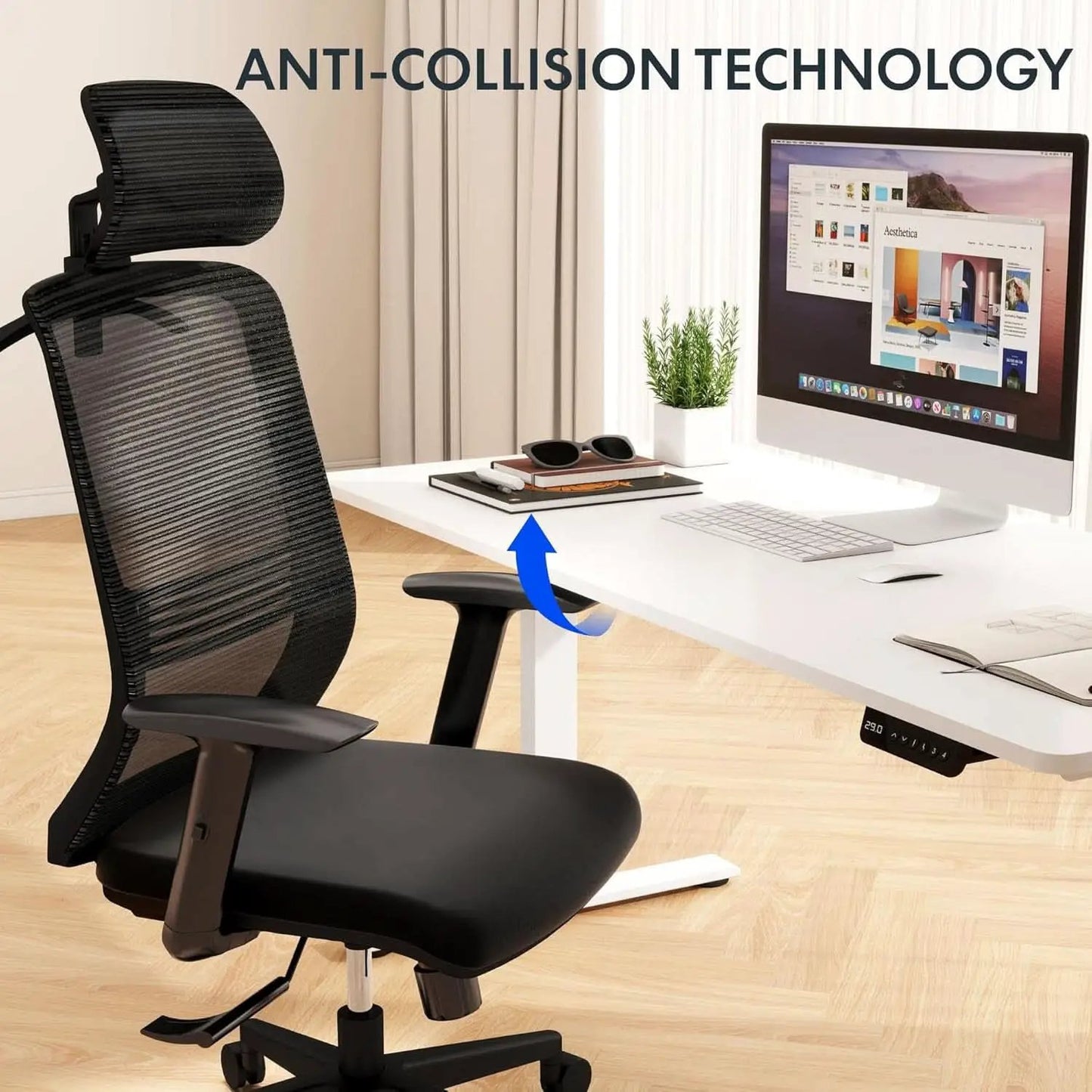 71 Inch Dual Motor Standing Desk With Memory Controller from PriceLows™