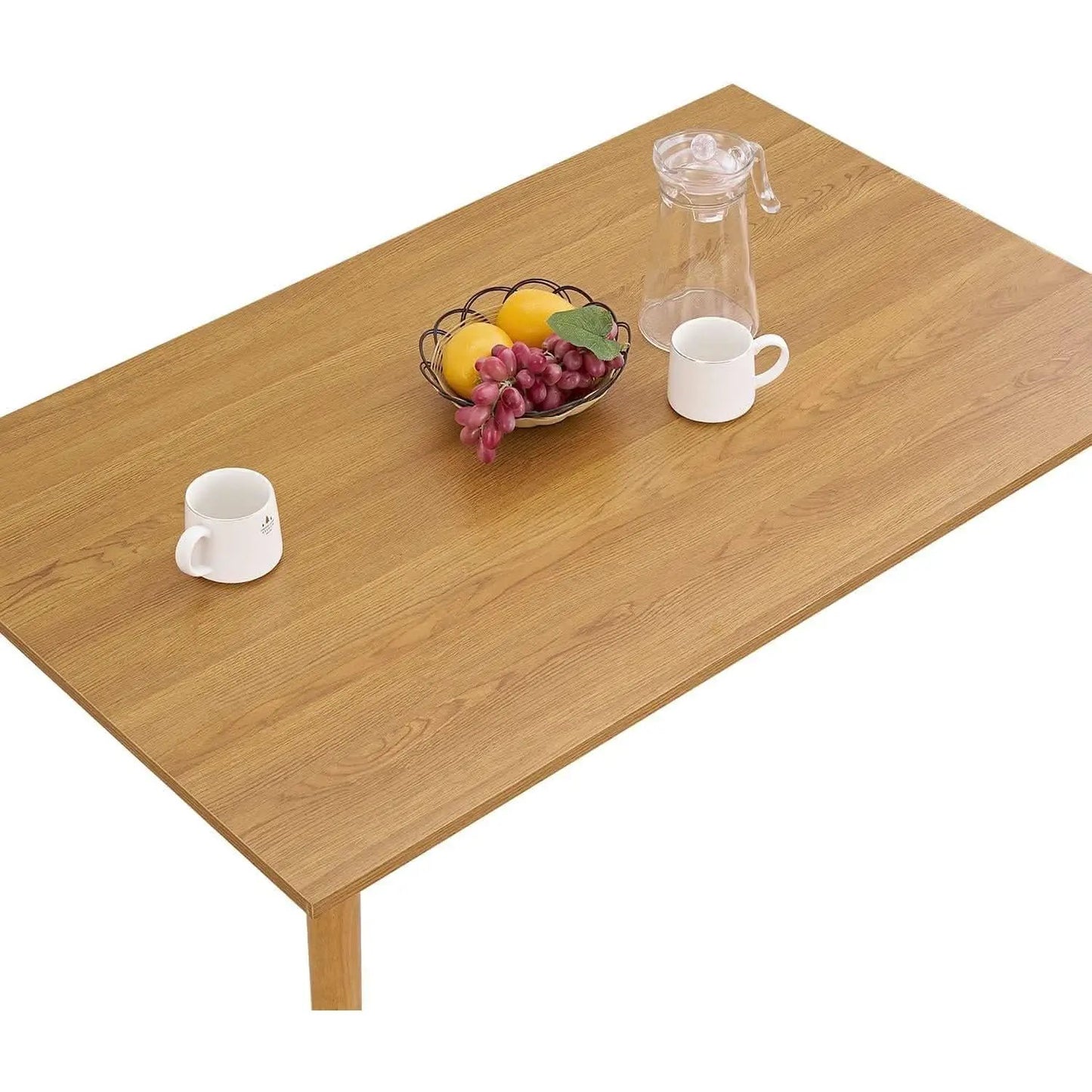 Farmhouse Dining Table For Two To Six With Easy Assembly from PriceLows™