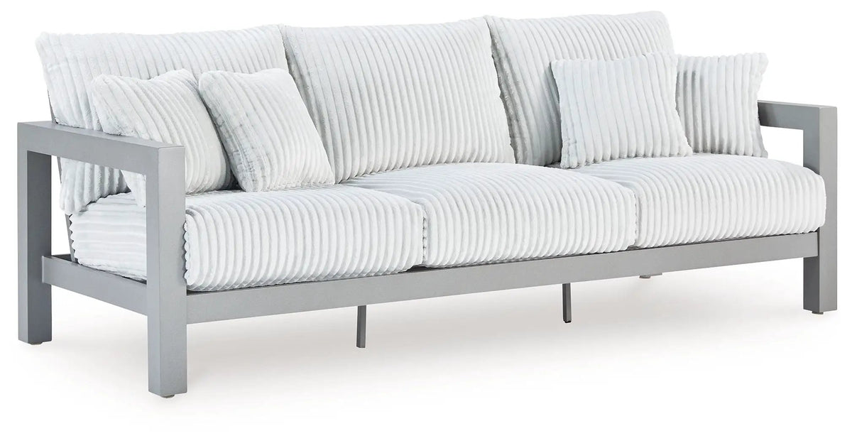 Hurley Park Sofa With Cushion | Gray | 84 Inch Seat Width | 22.13 Inch Seat Depth