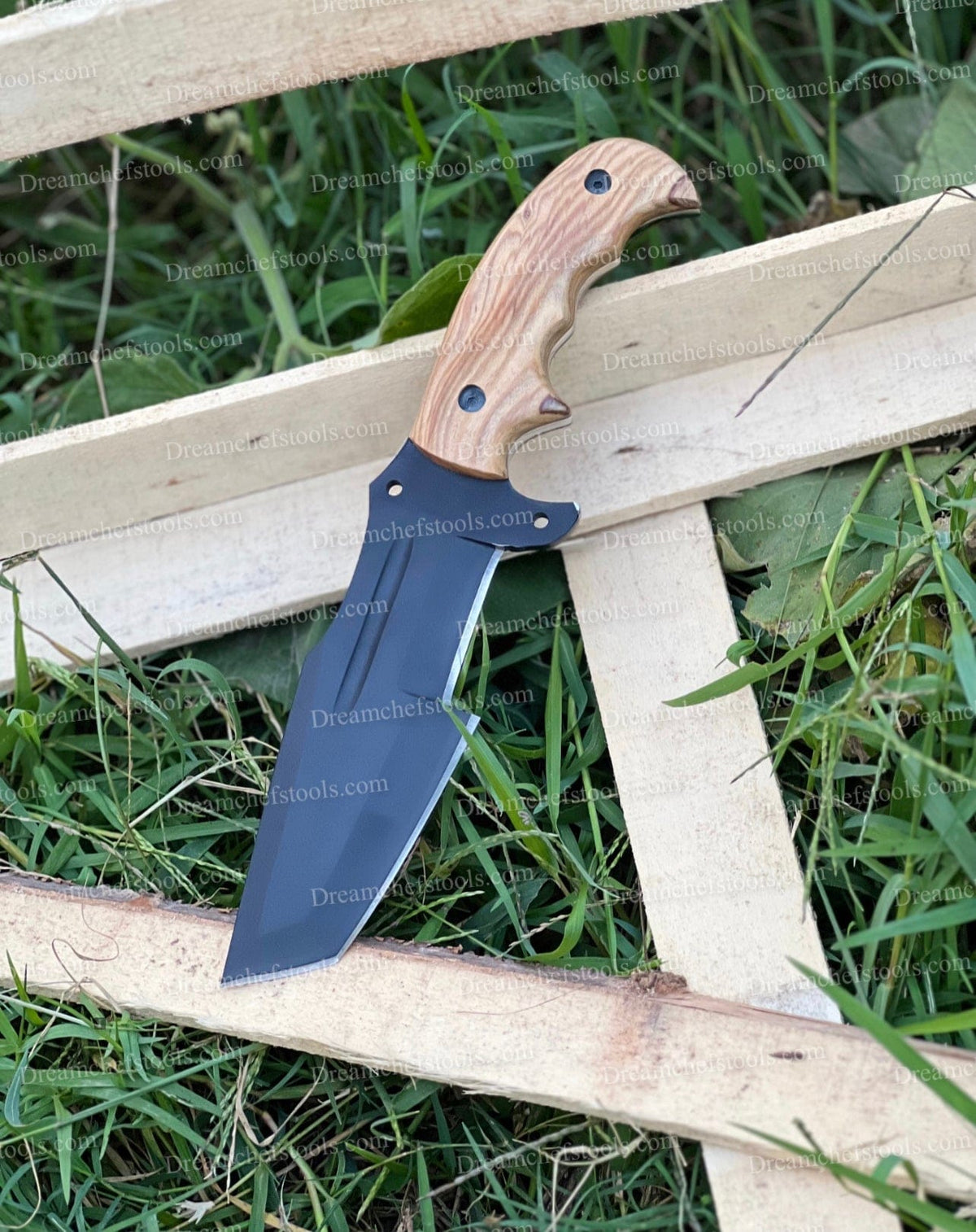 Handmade d2 powder coat tracker knife | Hunting & Survival Knife | Home Use | Home