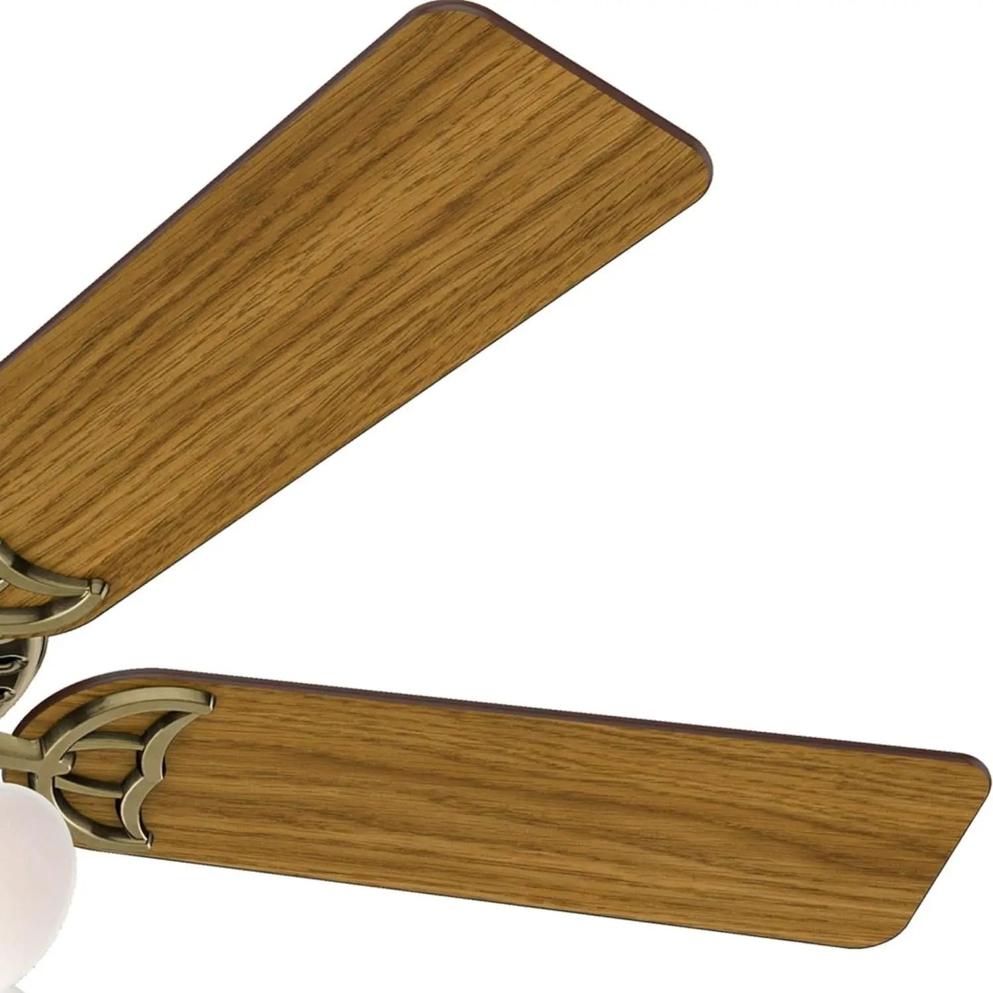 Antique Brass 52 Inch Ceiling Fan With LED Light Kit from PriceLows™