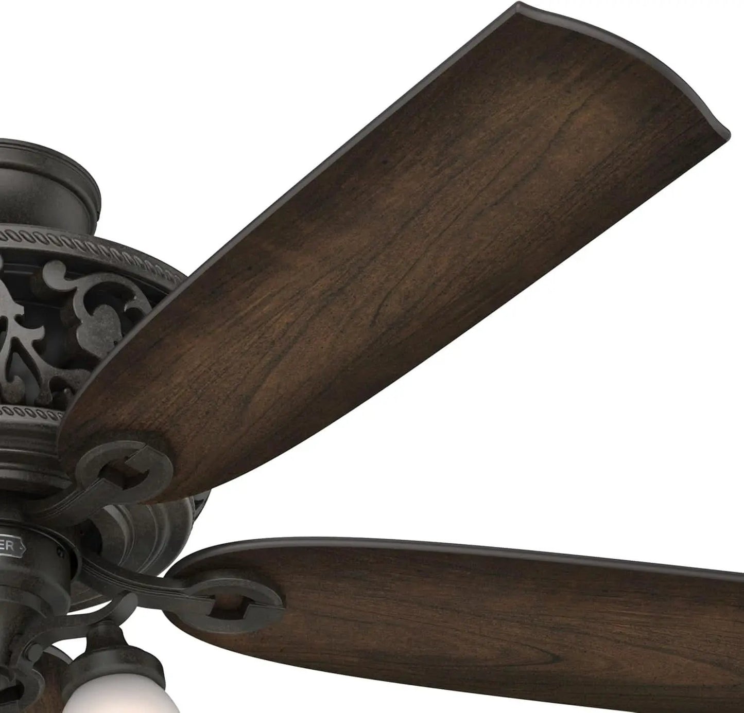 Promenade 54 Inch Indoor Ceiling Fan LED Lights Bronze Finish DC Motor Remote from PriceLows™