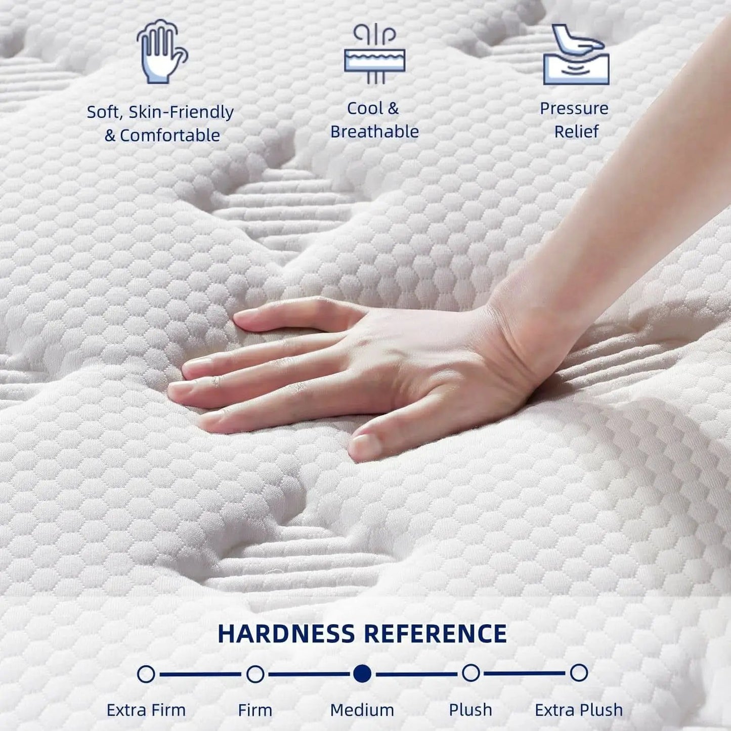 12 Inch Hybrid Memory Foam Pocket Spring Support Mattress from PriceLows™