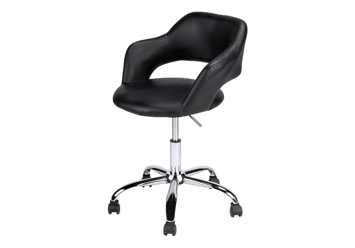 Low-Back Ergonomic Office Chair | Extra-Wide Backrest | Deep Seat | Hydraulic Height Adjustment