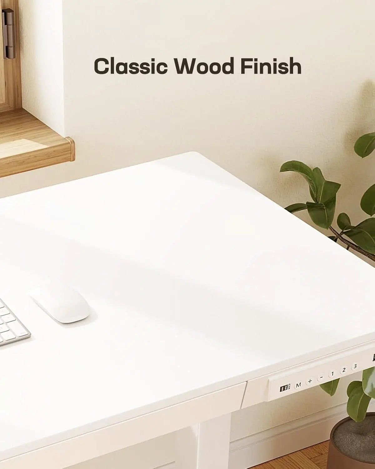Height Adjustable Standing Desk 48x24 Inch With USB Ports And Drawer White from PriceLows™
