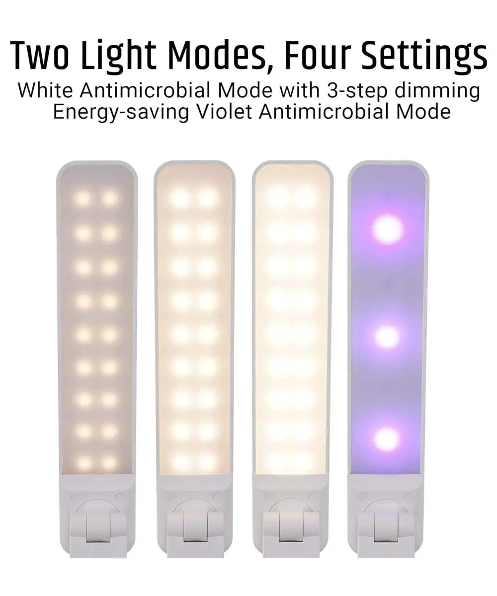 Brilli LED Desk Lamp | Antimicrobial | Wireless Charging | Matte White